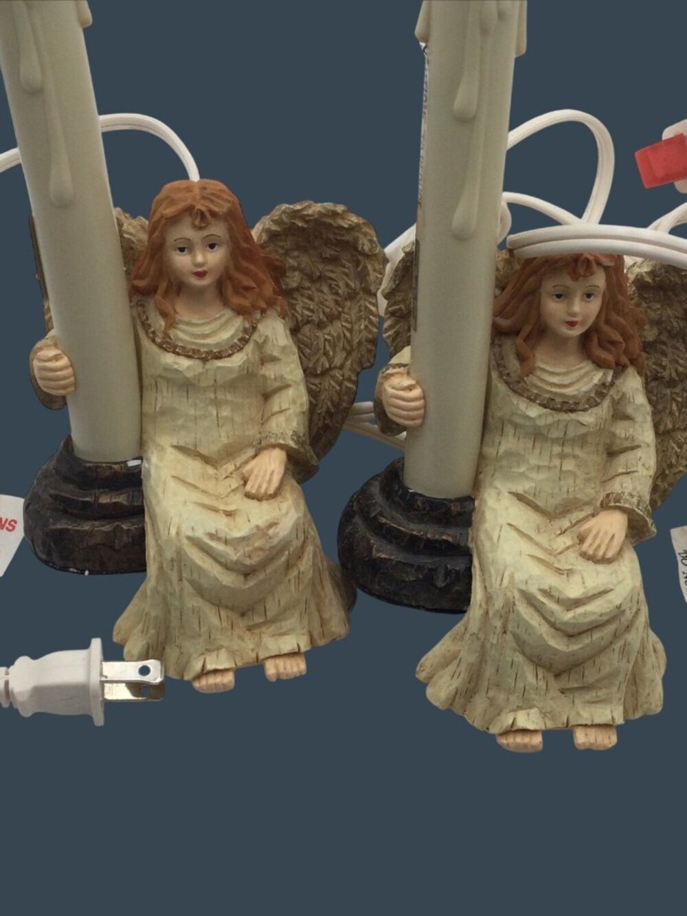 Vanderwall 2 Piece Angel Welcome Light Combo Pack Christmas Mantel Decor 9.5